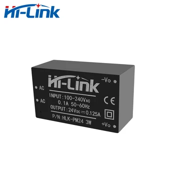 משלוח חינם גודל mini ac dc ממיר מתח מודול ac dc HLK-PM24 24Volt 3W