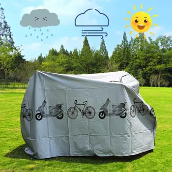 כיסוי גשם עמיד למים אופניים אופניים כיסוי חיצוני UV השומר MTB Bike Case 210x110mm אנטי UV אופניים כיסוי כיסוי מגן