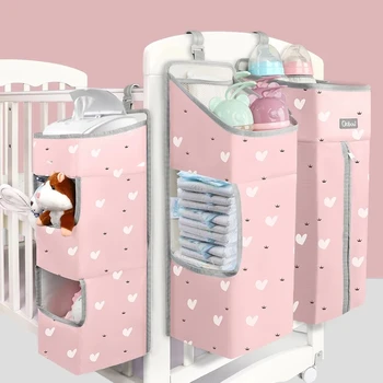 Orzbow תינוק לישון בעריסה ארגונית תולה שקיות על תינוק שרק נולד סט מצעים ארגונית חיתול שקית אחסון ילדים מצעים