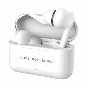 M6 תרגום אוזניות 127 שפות מיידית לתרגם חכם קול מתרגם אלחוטית Bluetooth מתרגם אוזניות