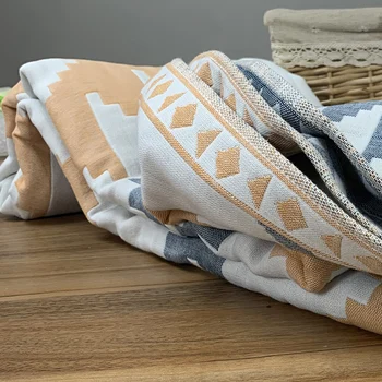 נוח כותנה רכה שש שכבות גזה Toweling מגניב משמש לכיסוי השמיכה הקיץ מיזוג אוויר השמיכה לנסוע לקמפינג