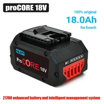 חדש 100% Pro core18V 18.0 אה Lithium-Ion Battery Pack GBA18V80 על Bosch 18 וולט מקס אלחוטי כלי עבודה מקדחות, משלוח חינם