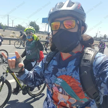 גברים להידרדר שרוול ארוך חולצות ההר אופניים MTB חולצות Offroad ד. ה. האופנוע ג ' רזי מוטוקרוס ספורטוויר מירוץ אופניים