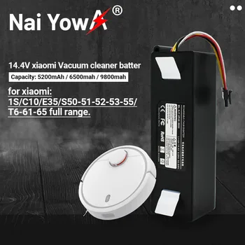 חדש Batterie de remplacement לשפוך aspirateur רובוט Xiaomi Roborock S50 S51 S55 1 S batterie ליתיום 14.4 V סלולרי LG Panasonic נייד