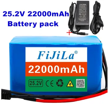 6s4p 24V 22Ah 18650 Batterie ליתיום-Batterie 25,2 V 22000mAh Elektrische Fahrrad Cyclomoteur/Elektrische/Li Ion Akku-Mit Ladege