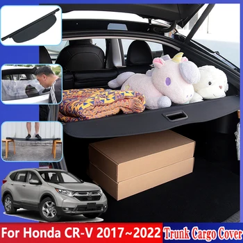 מטען מטען כיסוי עבור הונדה CR-V 2017~2022 CRV-CR-V נשלף המגן מחיצה פרטיות גוונים מחצלת טריי הפנים Accesories