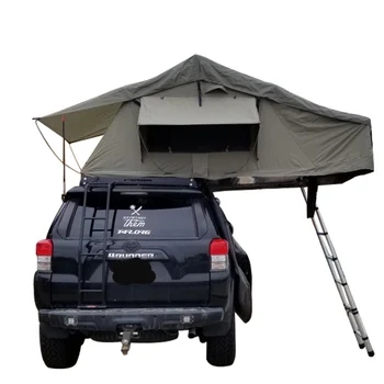 אלומיניום באיכות גבוהה רכב חיצונית על הגג אוהל קמפינג 3-4 האדם גג האוהל מעטפת רכה