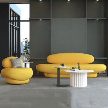 צהוב Xxl חדש ב-ספה מודרנית בבית קטן יוצא דופן סין קוראת הספה האירופי משלוח חינם ספה Inflavel הרהיטים בסלון