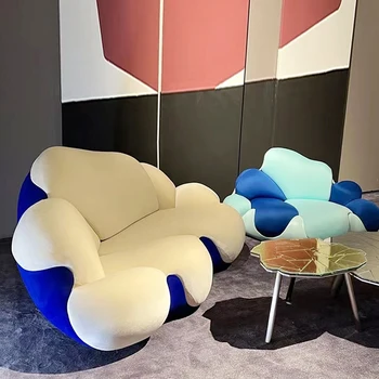 מינימליסטי FRP ענן הכיסא מעצב יצירתי אמנות מלון וילה השאר אזור מיוחד בצורת פנאי הספה