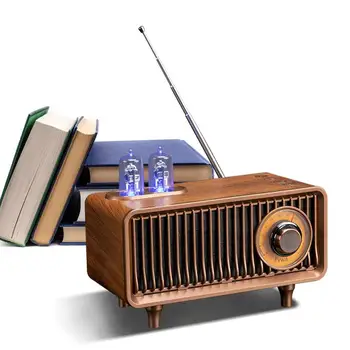 פטיפון, רמקול BT אלחוטי מיני BT רדיו עתיק בעיצוב רטרו משובח שולחן קפה, בר בבית עיצוב פנימי וחיצוני