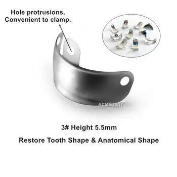 #3 200Pc שיניים חתך מטריצת 3D מטריצות חור בליטות מתאים גאריסון הטבעת