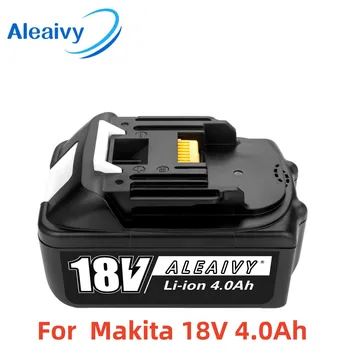 Aleaivy 18V 4.0 Ah סוללה נטענת Li-Ion סוללה החלפת כלי חשמלי סוללה עבור מקיטה BL1880 BL1860 BL1830 +מטען