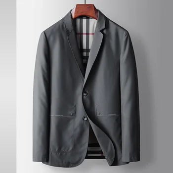 6502-ר-גברים של סתיו כפולה על כפתור עסקים חליפה מותאמת אישית Slim Fit מקצועי חליפה חליפה מותאמת אישית