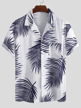 הקיץ של גברים הוואי לנשימה שרוול קצר מקרית החולצה Dazn הבוטני דפוס באיכות גבוהה יוקרה גודל גדול מודפס בגדים