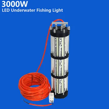 100 הפקדה עבור AC220-240V כוח 4000W ירוק מתחת למים LED דיג להילחם דיונון דיג LED פיתיון עם אורות dimmable