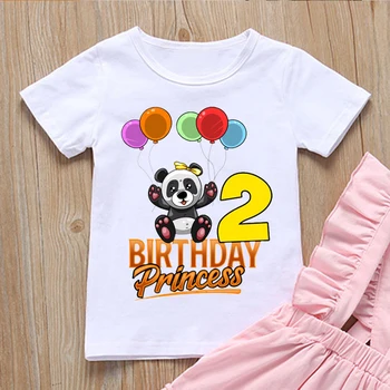 חולצה לבנים דוב חמוד 2 שנים יום הולדת שמח תחפושות לילדים יום הולדת קיץ Harajuku בנות חולצה camisetas מקסימום