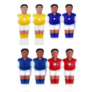 4Pcs/חבילת כדורגל גברים כדורגל שחקנים סט צבעוני כדורגל מחליפים חלקים שולחן כדורגל, שחקני פוטבול 57QC