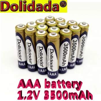 Batterie Ni-MH נטענת 1.2 V AAA 3500mAh לשפוך lecteurs CD/MP3, לפידים, télécommandes