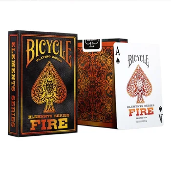 אופניים אש האלמנטים משחק קלפים פוקר גודל USPCC לאספנים הסיפון קסם משחקי קלפים קסמים אביזרים