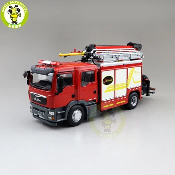 1/43 JIEDA איש חירום אש הצלה גדולה Diecast Model צעצועים מכונית משאית מתנות