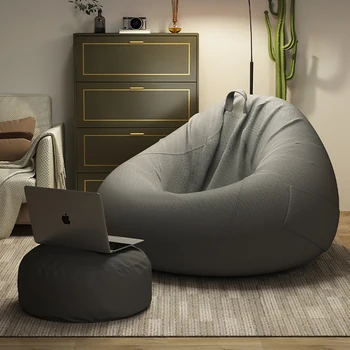 חדר השינה מבטא תפוחה, ספת יחיד, כורסה בסלון ספה עצלן שקיות שעועית כורסת ספה Inflavel שקית שעועית רהיטים WWH35XP