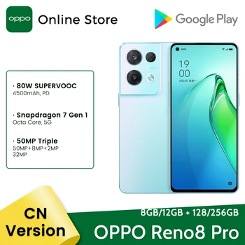OPPO Reno8 Pro 5G טלפון חכם Snapdragon 7 Gen 1 טלפון 6.62