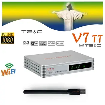 GTMEDIA V7TT יבשתי טלוויזיה מקלט DVB-T/T2/C. ג ' יי 83B כבל מפענח H. 265 HEVC 10bit מקלט USB Wifi PK TT PRO קרובות tdt Set top Box