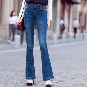 משלוח חינם 2021 אופנה חדשה זמן ג 'ינס מכנסיים לנשים הזיקוק מכנסיים בתוספת גודל 24-31 גודל ג' ינס קיץ למתוח Skynni ג ' ינס