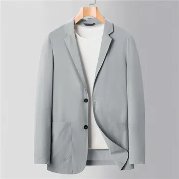 Z161 -חדש לגברים חליפה ארבע עונות עסקי מזדמן רופף מעיל
