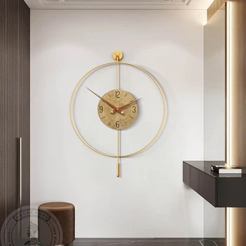 מינימליסטי אמנות שעון קיר אסתטי יוקרה עיצוב חדש לסלון שעון קיר חדר השינה למשרד חדש ייחודי 2023 Saat עיצוב חדר