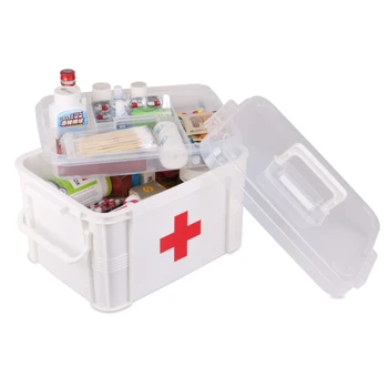 ערכת עזרה ראשונה התרופות בבית המשפחה הבריאות סמים תיבת אחסון בארון
