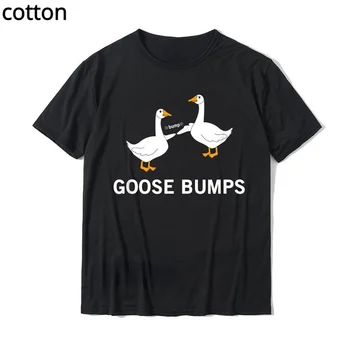 Kawaii אווז חולצת טי מצחיק עור ברווז אווז טיפשי חולצת נשים גברים מזדמנים צמרות מנופחים טי Camisetas חולצות מותאם אישית