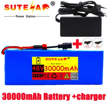 48 v סוללה ליתיום-יון 48V 30Ah 1000W 13S3P Lithium ion Battery Pack עבור בגודל 54.6 v E-bike אופניים חשמליות קורקינט עם עב 