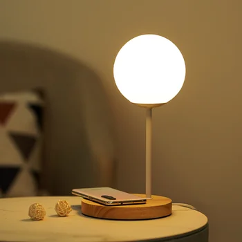 עץ מלא קטן מנורת שולחן יצירתי חם שליטה מרחוק השינה זכוכית מודרני חם מנורה קישוט המיטה כוכבי הלילה האור
