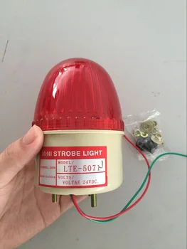 DC 24V LED אדומות אור אזעקת הפעמון תעשייתי אות מגדל המנורה 90dB