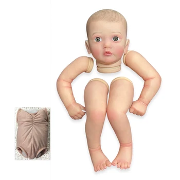 FBBD 3D העור 24inch סיים מחדש איאנה בובה גודל כבר צבוע ערכות מאוד מציאותי התינוק עם מטלית הגוף פרטים רבים ורידים