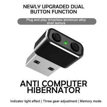 USB זעיר בלתי ניתן לגילוי העכבר הובלות עם להפריד בין מצב ON/OFF כפתור,תצוגה דיגיטלית מגן