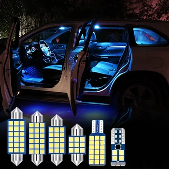 3x שגיאה חינם 12v נורות LED ערכת המכונית הפנים קריאת נרות המטען האור פורד פיאסטה MK7 2010 2011 2012 2013 2014 אביזרים