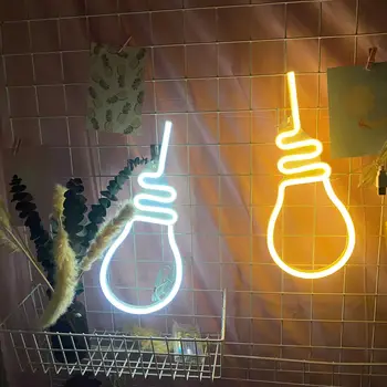 תוספות חדשים נורת LED מנורת ניאון דוגמנות מנורה דקורטיבית, תאורה