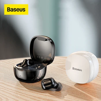 Baseus WM01 TWS Bluetooth אוזניות עם מיקרופון סטריאו אלחוטית 5.3 ביטול רעש בקרת מגע המשחקים אוזניות ספורט