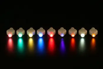 200pcs/lot מיני מופעל על סוללה Led נייר אור פנס עיצוב חג המולד בבית חתונה קישוט חינם זרוק משלוח